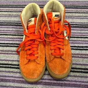 Orange Nike blazers size 5 - in great condition!!